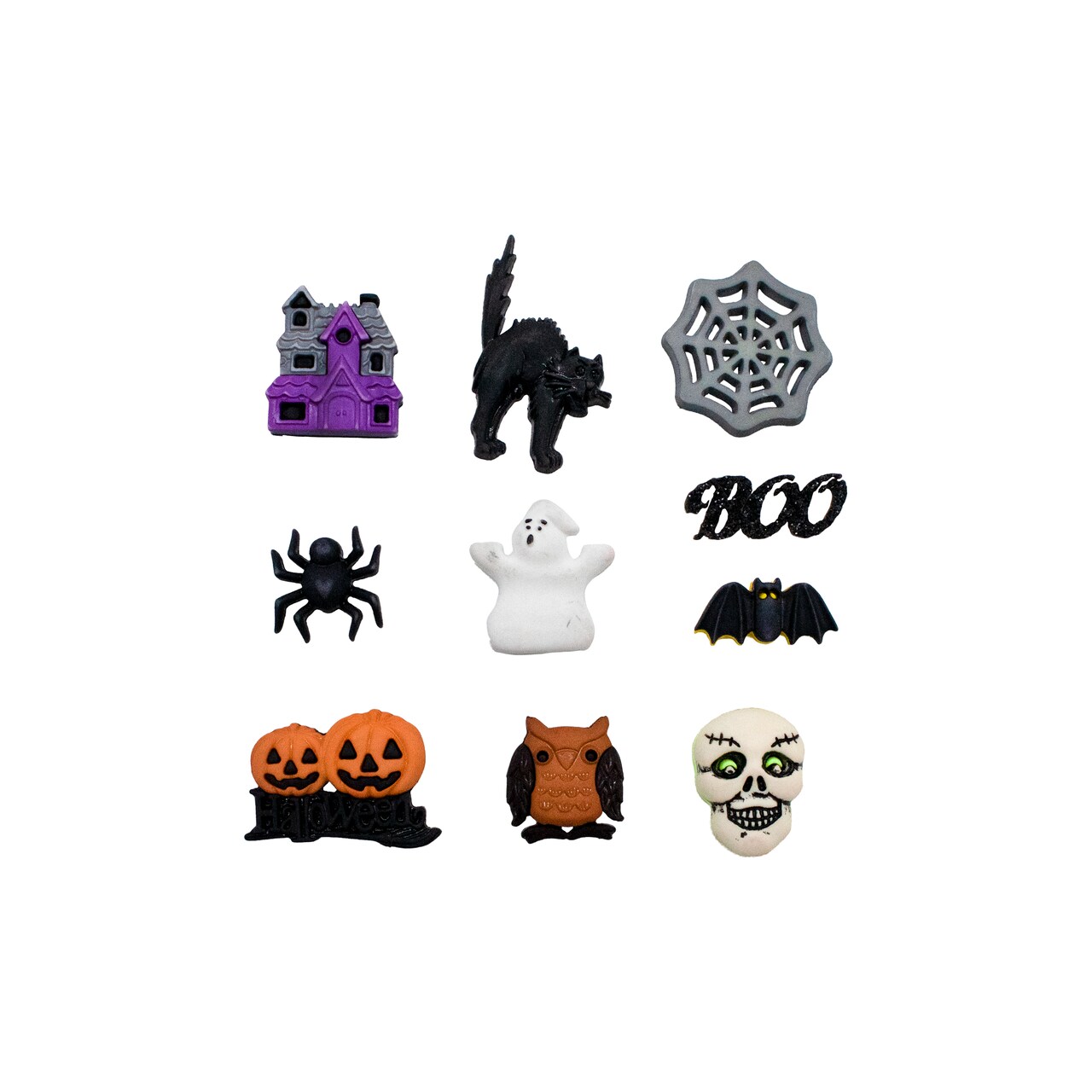 Buttons Galore and More Craft & Sewing Buttons - Fright Night - 27 Buttons